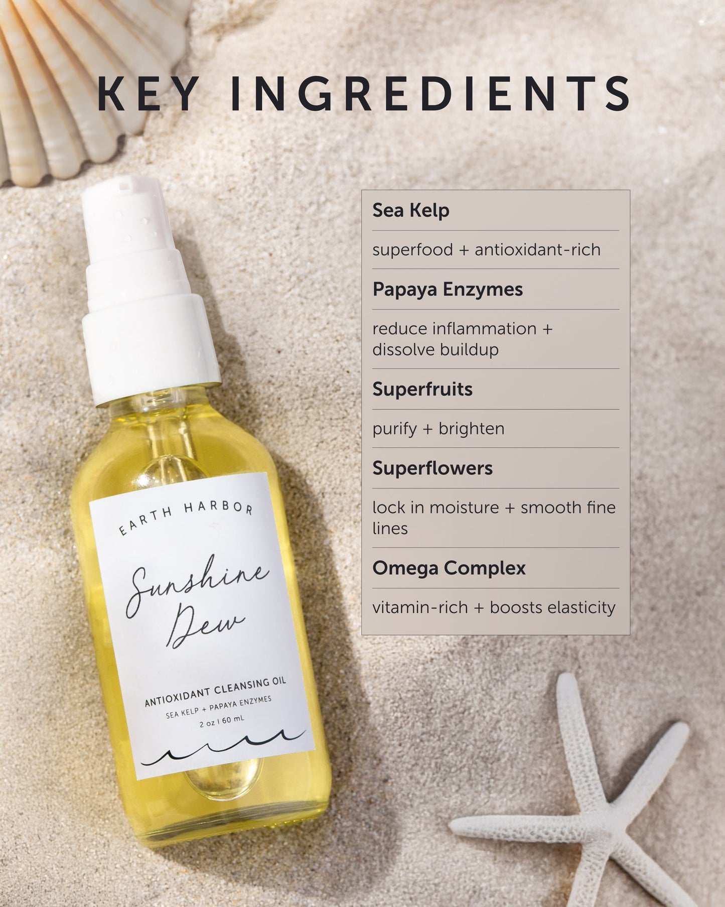 SUNSHINE DEW Antioxidant Cleansing Oil
